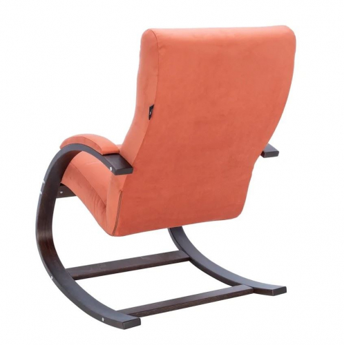 Кресло-качалка Миллано (Орех текстура ткань V 39)