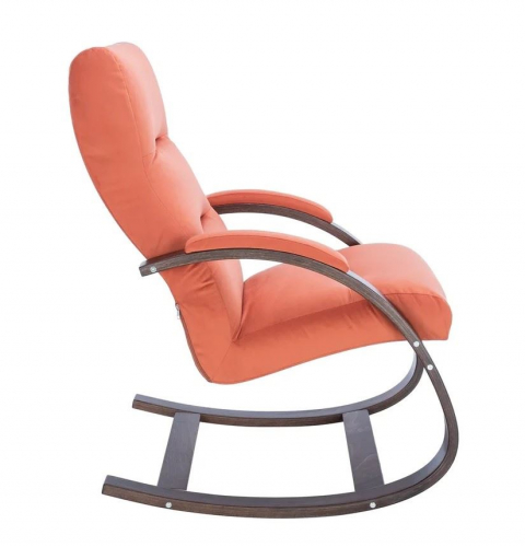 Кресло-качалка Миллано (Орех текстура ткань V 39)