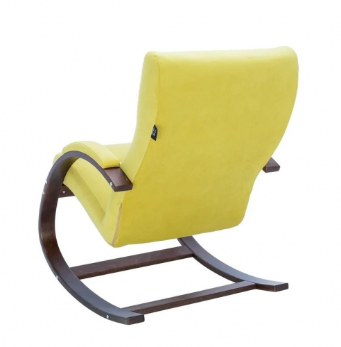 Кресло-качалка Миллано (Орех текстура ткань V 28)