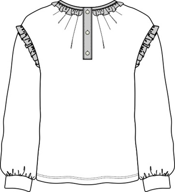  Блуза 06108 Белый