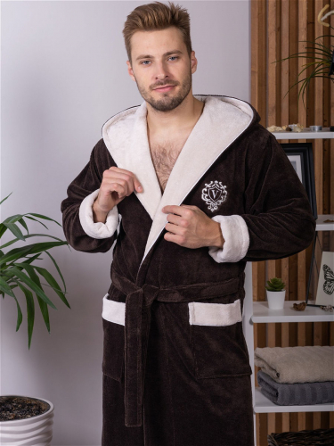 LUCAS (Mocaccino) мужской халат