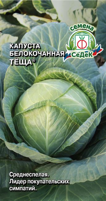 Капуста Теща® 0,5 г ц/п Седек (среднеспелая)