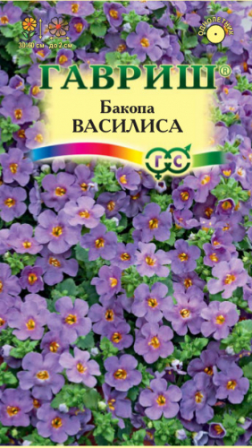 Цветы Бакопа Василиса 3 шт ц/п Гавриш (однол.) ампельная