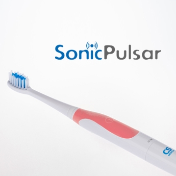 ОМРОН Электрическая звуковая зубная щетка CS Medica SonicPulsar CS-161 (розовая или голубая) 