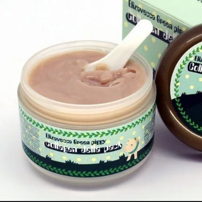 364р. 745р. до 1.26 Гелевая коллагеновая маска Green Piggy Collagen Jella Pack 100 мл