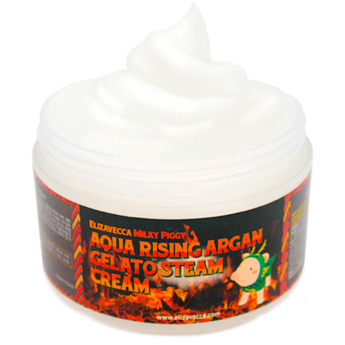 Паровой увлажняющий крем с маслом арганы Milky Piggy Aqua Rising Argan Gelato Steam Cream 100гр
