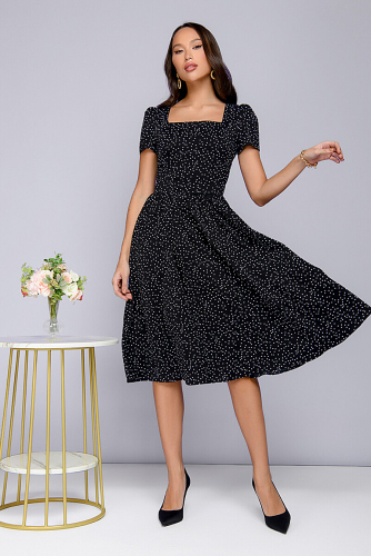 Платье 1001 DRESS #769406Черный (принт)