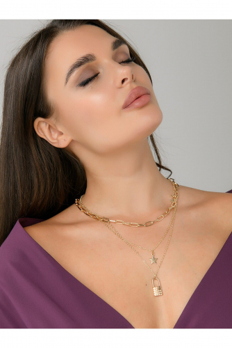 Колье 1001 DRESS #714035Золотой
