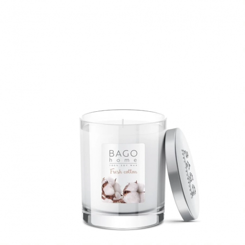 Свежий хлопок BAGO home ароматическая свеча 132 г