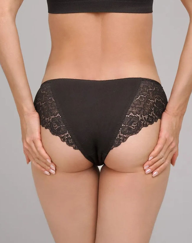 АКЦИЯ 149р. 250р.CLE B003к Трусы жен. Кружево хлопок