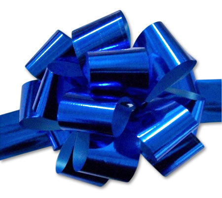Бант-шар металлиз. (синий) 30х110 малый