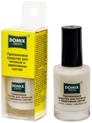DOMIX GREEN Средство для питания и укрепления ногтей протеиновое 11 мл