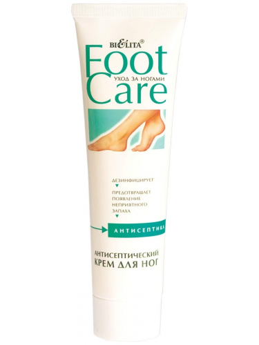Белита FOOT CARE-УХОД ЗА НОГАМИ Крем антисептический для ног, туба 100 мл