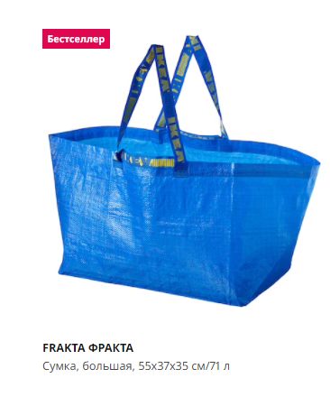 СУМКА ФРАКТА IKEA