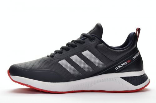 Sport + ADD DA267-3 Кроссовки син кожа
