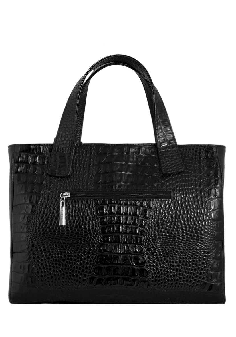 Модель №L15 | кожа | крокодил | черный | К209-1 | 16639