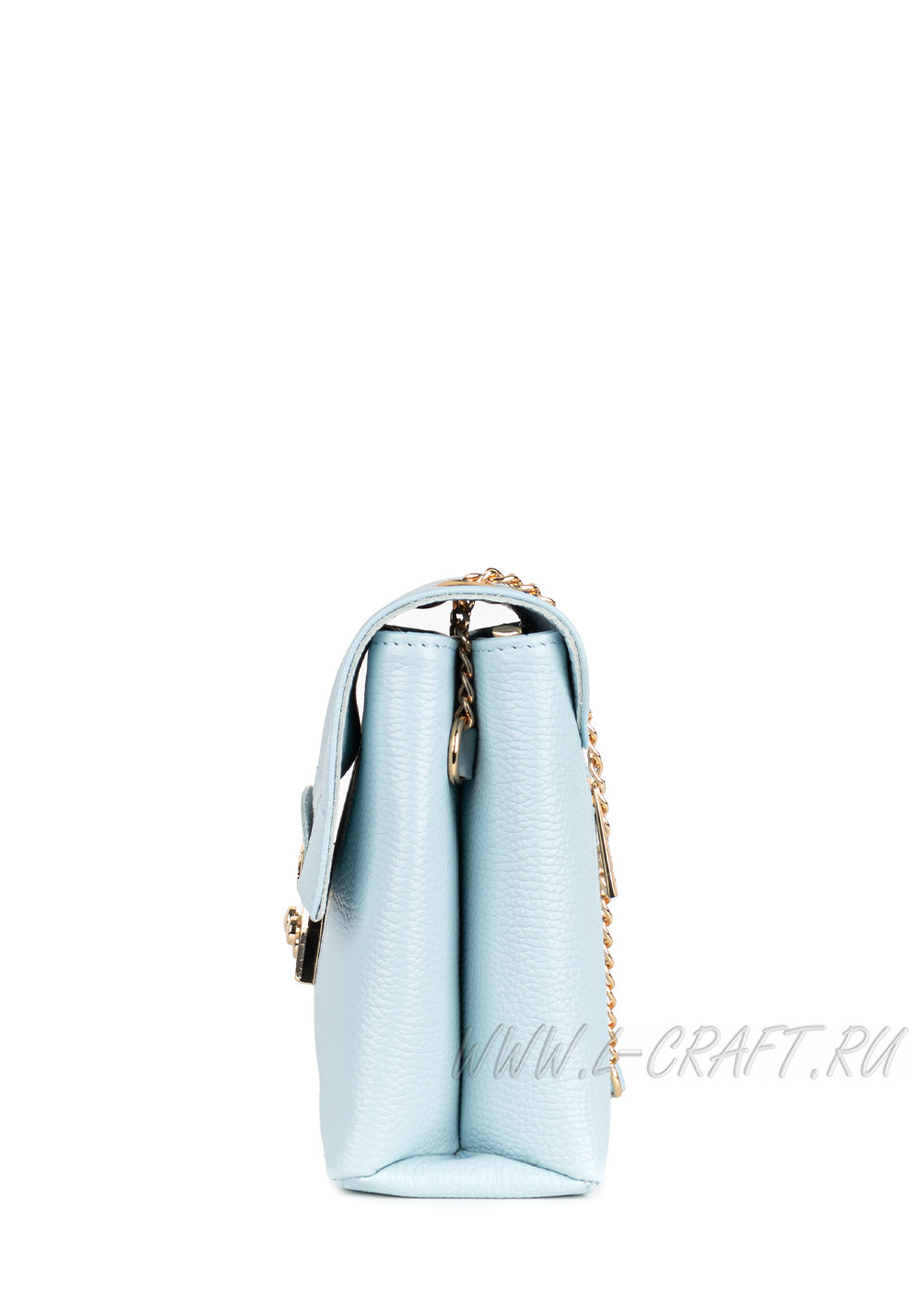 Модель №L129 | кожа | гладкий | голубой | К418-21 | 28878