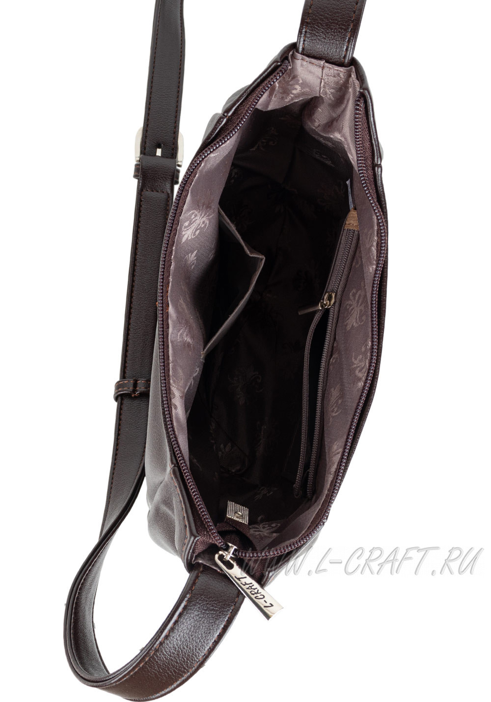 Модель №1236 | кожзам | гладкий | коричневый | Р909-2 | 30100