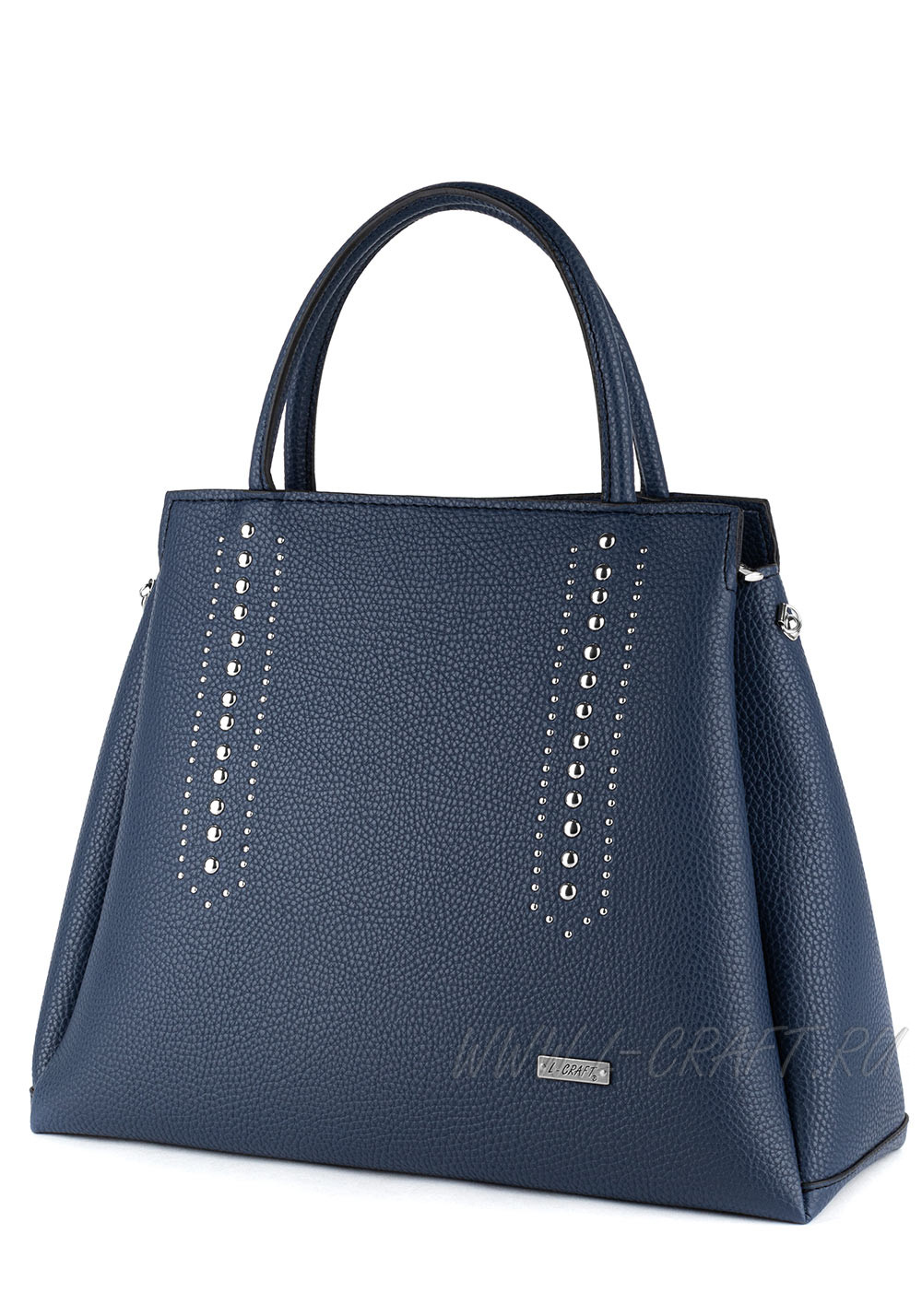 Модель №1451 | кожзам | гладкий | синий | Р847-16 | 27803