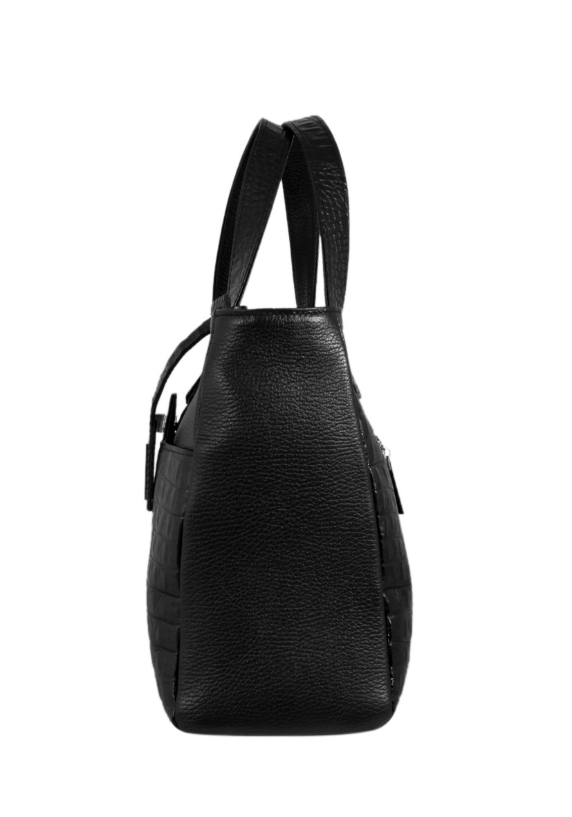 Модель №L15 | кожа | крокодил | черный | К209-1 | 16639