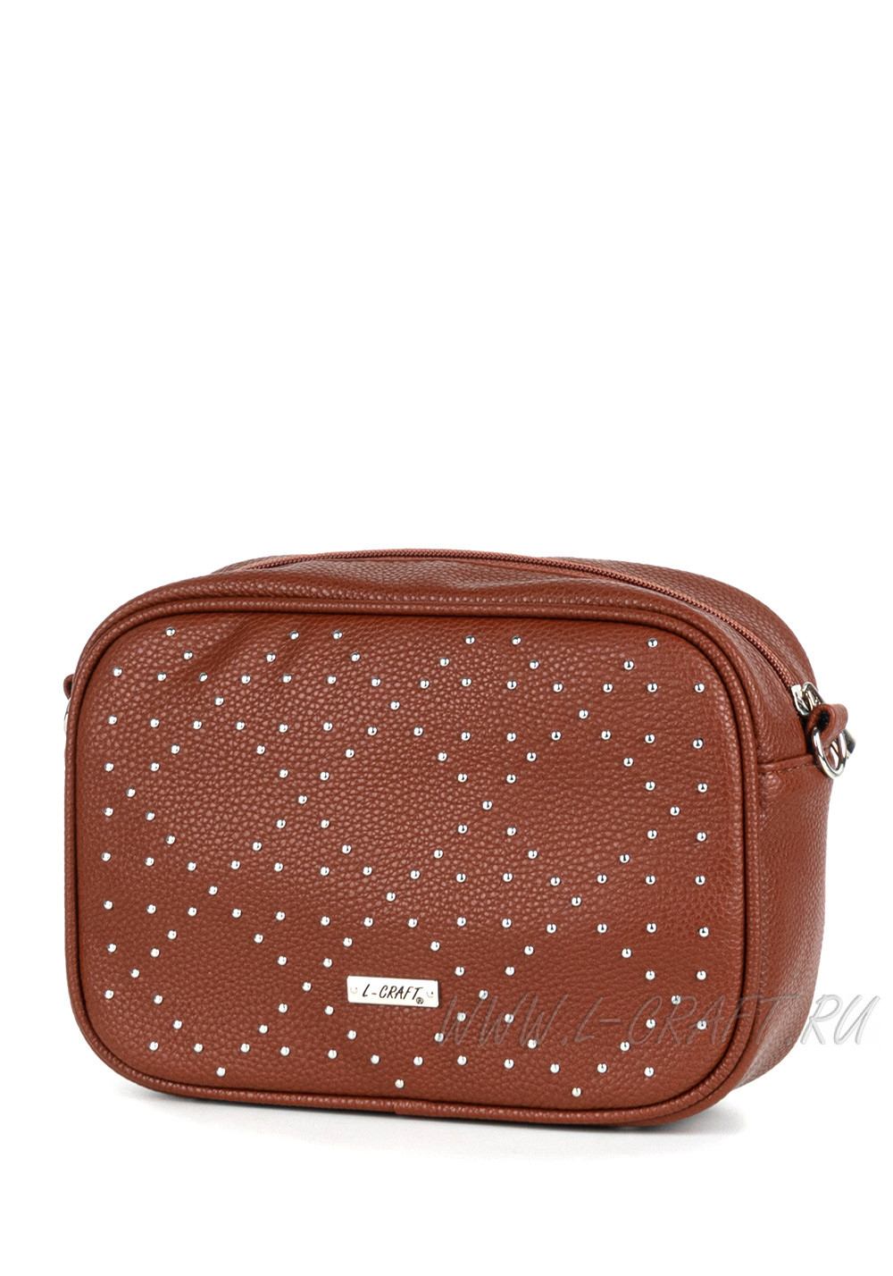 Модель №1376 | кожзам | гладкий | рыжий | Р820-22 | 29447