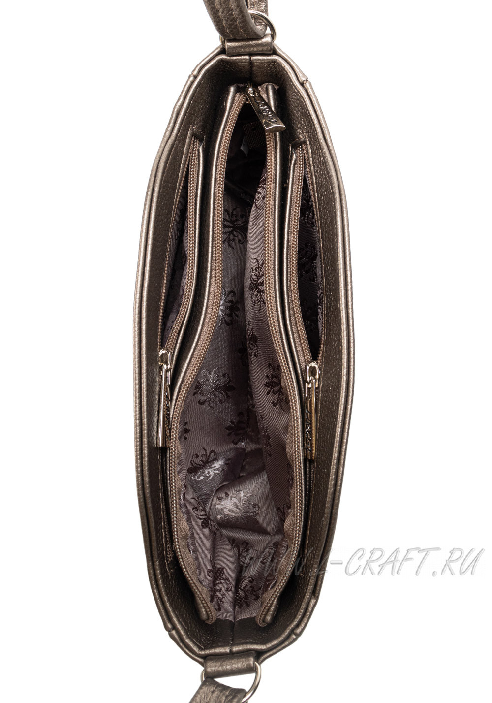 Модель №1430 | кожзам | гладкий | бронзовый | Р820-30 | 30248