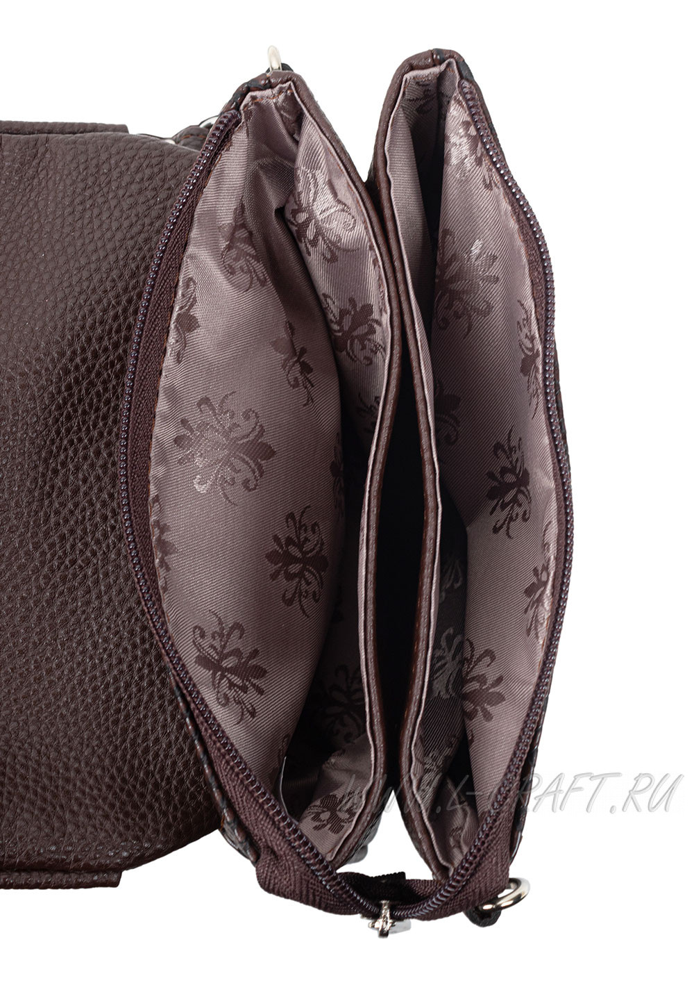 Модель №1438 | кожзам | змея | коричневый | Р823-22 | 30165