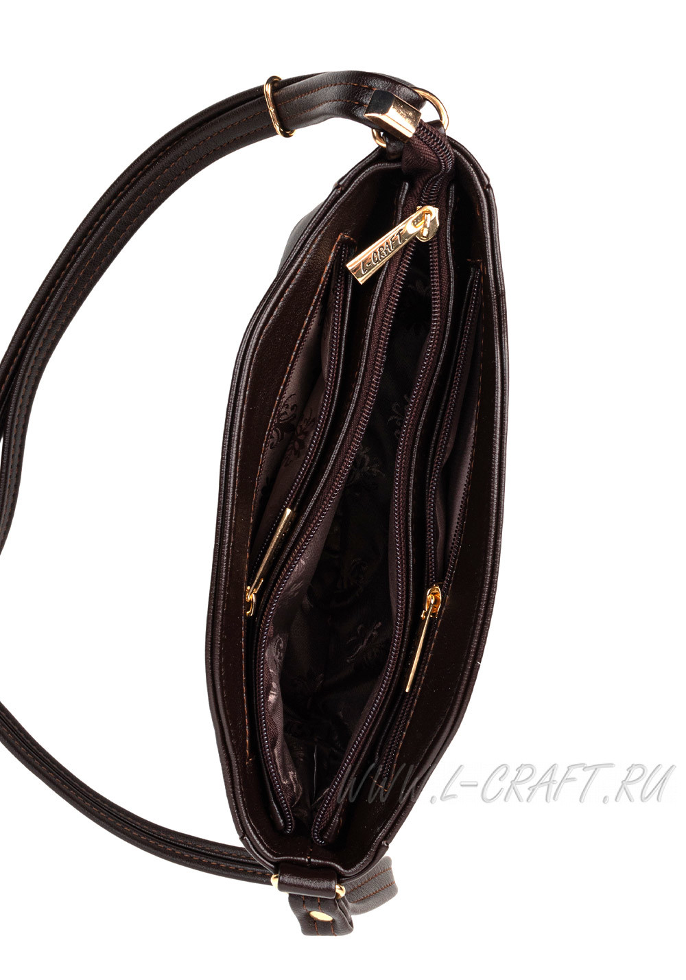 Модель №1430 | кожзам | гладкий | коричневый | Р909-2 | 29890