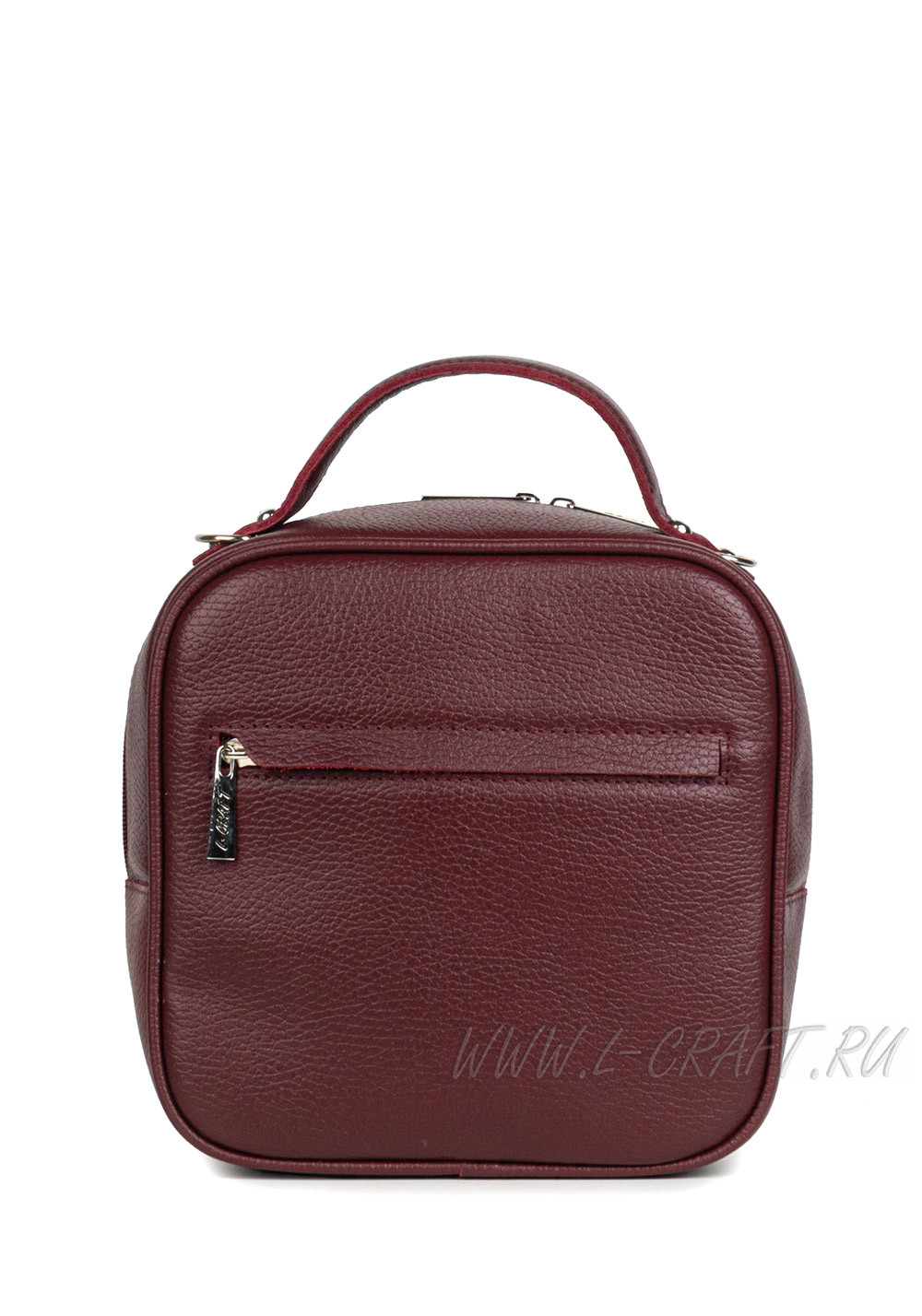 Модель №L103 | кожа | гладкий | бордовый | К88 | 30040