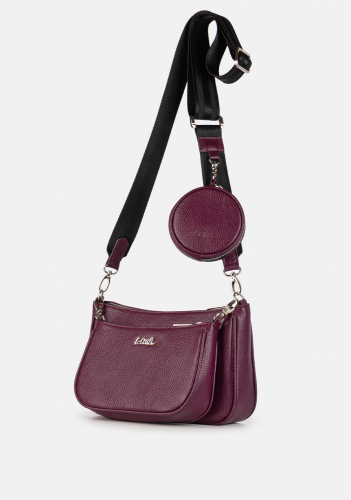 Модель №L155 | кожа | гладкий | фиолетовый | К418-16 | 30502