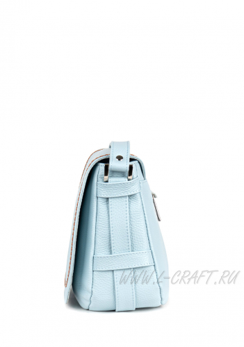 Модель №L68 | кожа | гладкий | голубой | К418-21 | 28880