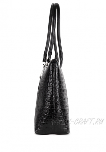 Модель №L49 | кожа | крокодил | черный | К209-1 | 28217