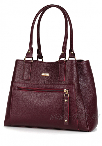 Модель №L127 | кожа | гладкий | бордовый | К88 | 29853