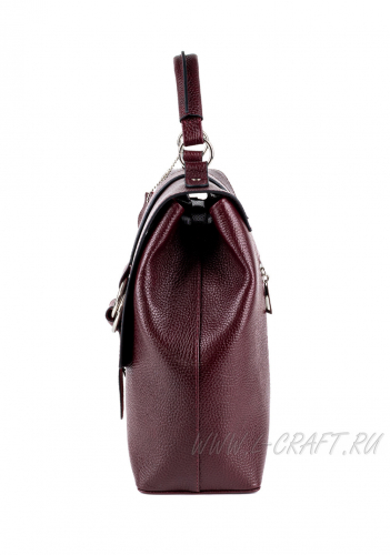 Модель №L117 | кожа | гладкий | бордовый | К88 | 26783
