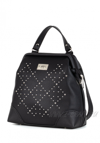 Модель №1426 | кожзам | гладкий | черный | Р899-1 | 29675
