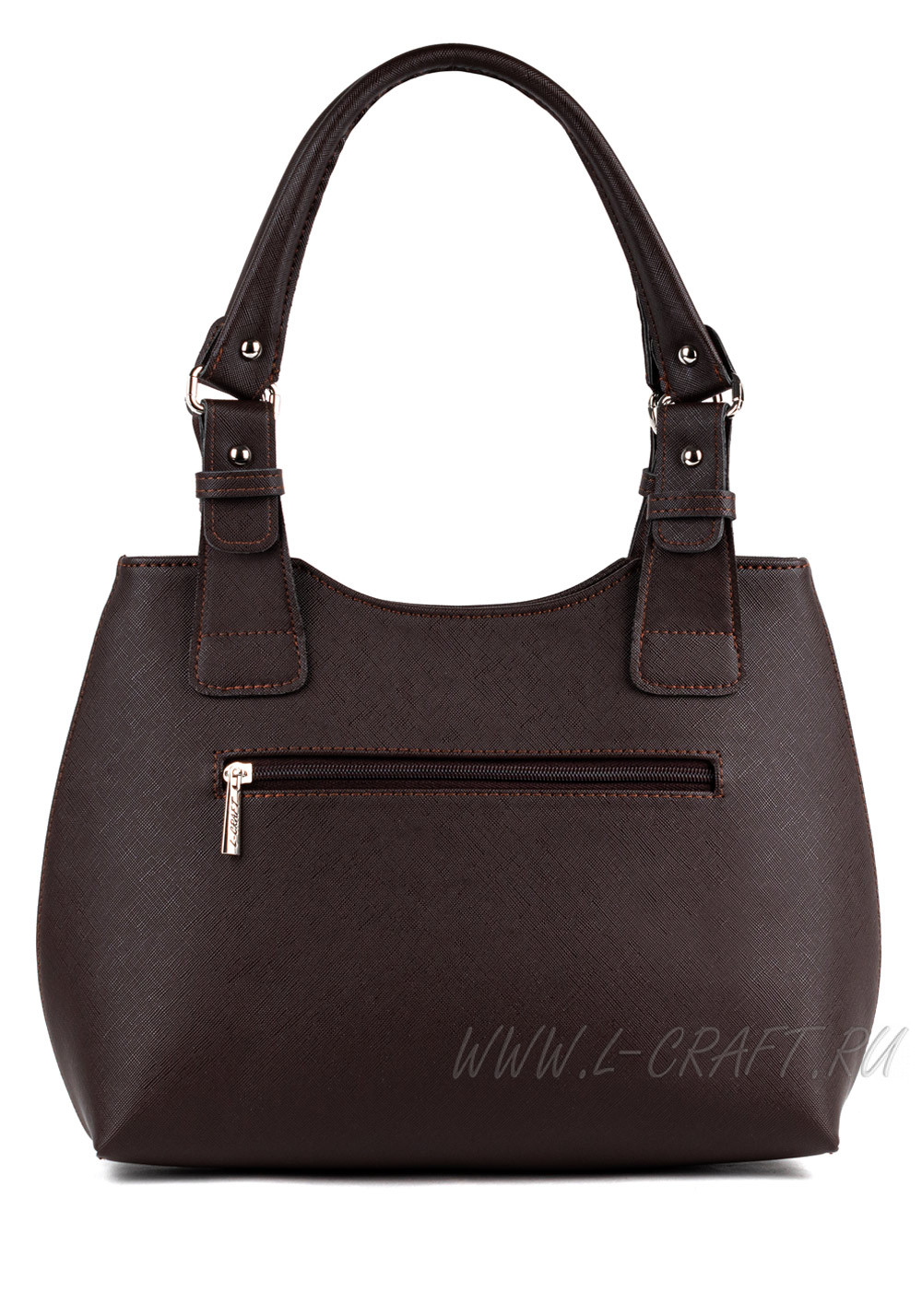 Модель №1219 | кожзам | гладкий | коричневый | Р765-2 | 27916