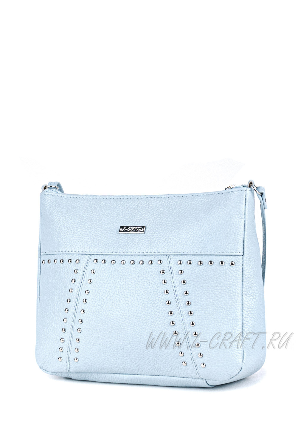 Модель №L110 | кожа | гладкий | голубой | К418-21 | 28577