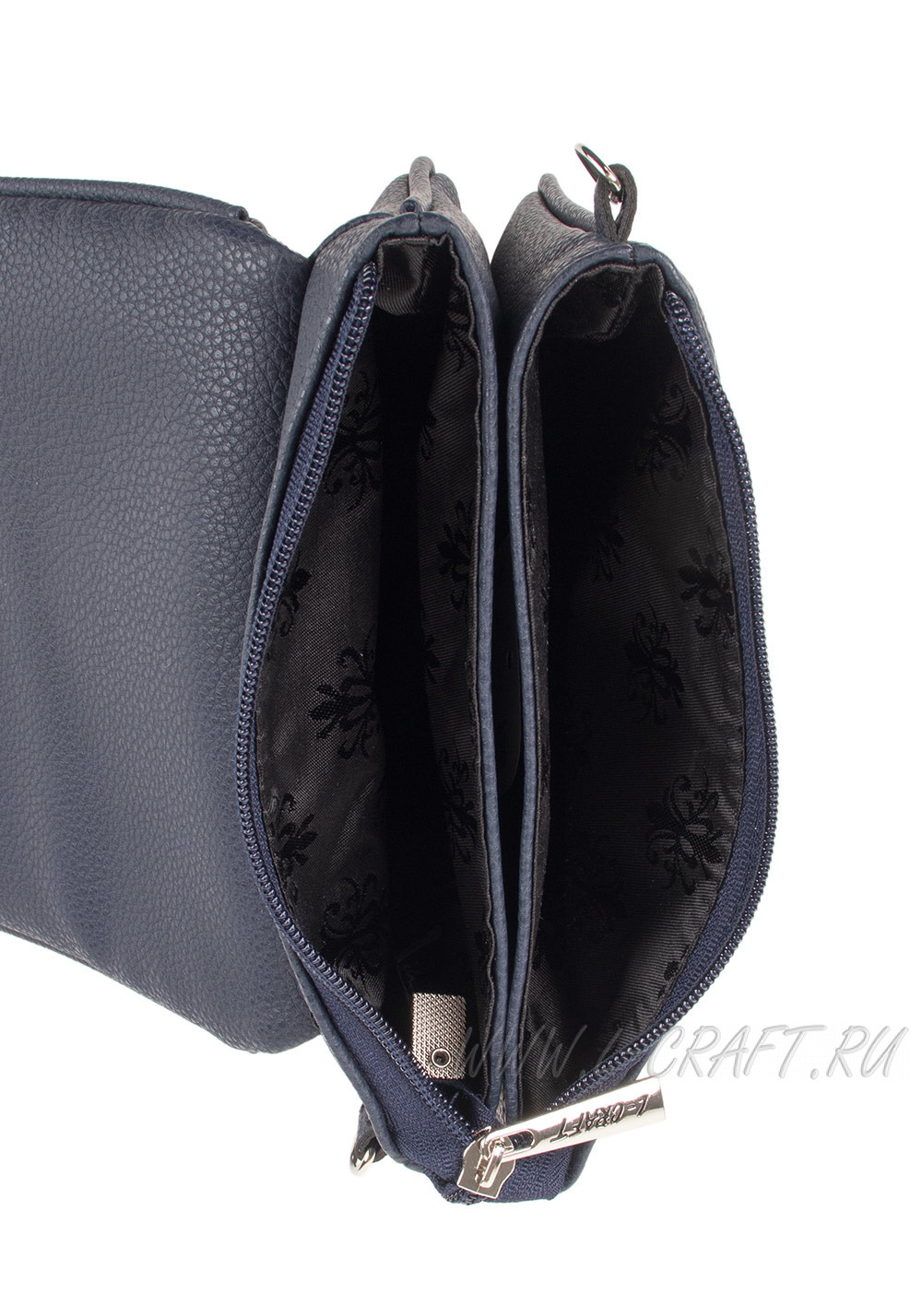 Модель №1438 | кожзам | гладкий | синий | Р900-16 | 30366