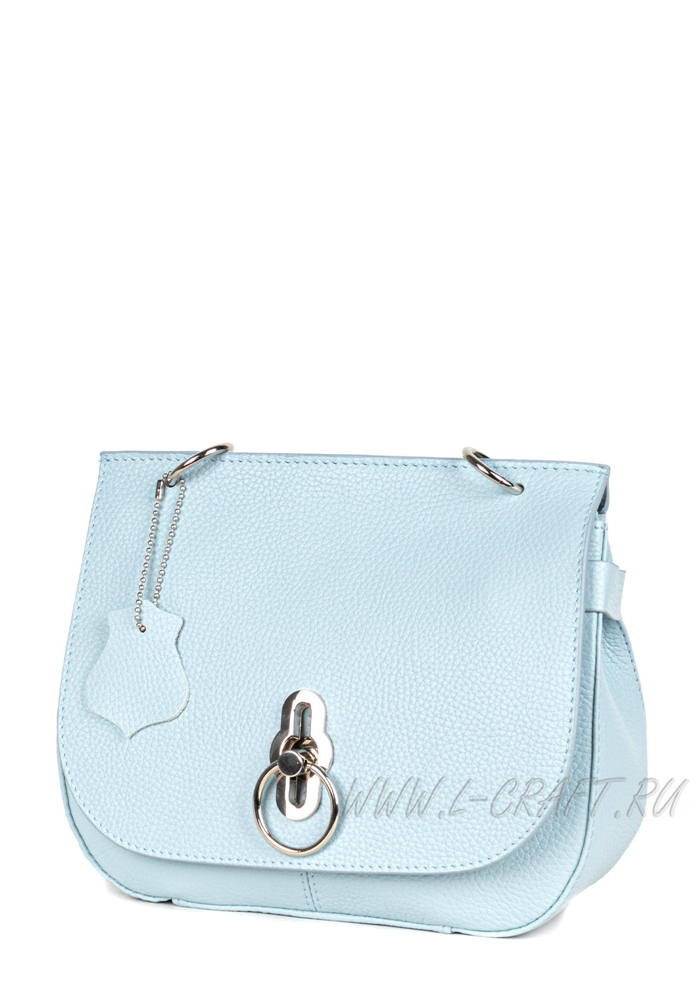 Модель №L130 | кожа | гладкий | голубой | К418-21 | 28879