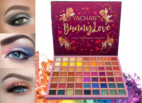 Профессиональная палитра теней для макияжа Bunny Love Yachan Beauty Eyeshadow Palette 63 цветов
