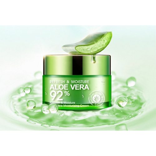 Освежающий и увлажняющий крем-гель для лица и шеи Bioaqua Aloe Vera 50гр