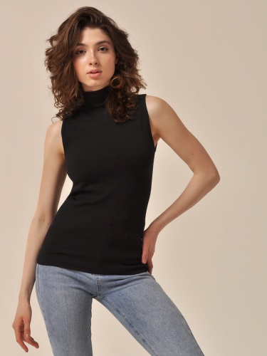 720 р 1020р MY Топ женский SM122 TOP SLEEVELESS LONG RIB (1/70)