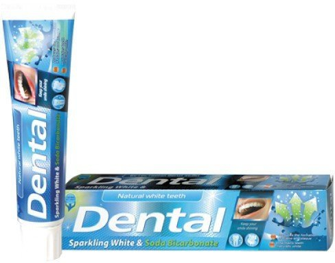 Зубная паста Dental Sparkling White&Soda Bicarbonate. Сияющая белизна и сода эффект Rubella, 100 мл