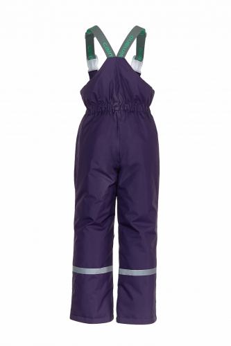 Зимний полукомбинезон с защитой от попадания снега в обувь, STEP 9130 Тёмно-фиолетовый