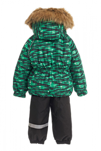 Зимний комплект-костюм для мальчика, KAI 615 Зелёный-чёрный