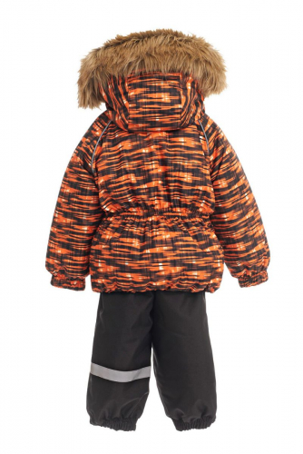 Зимний комплект-костюм для мальчика, KAI 614 Оранжевый-чёрный