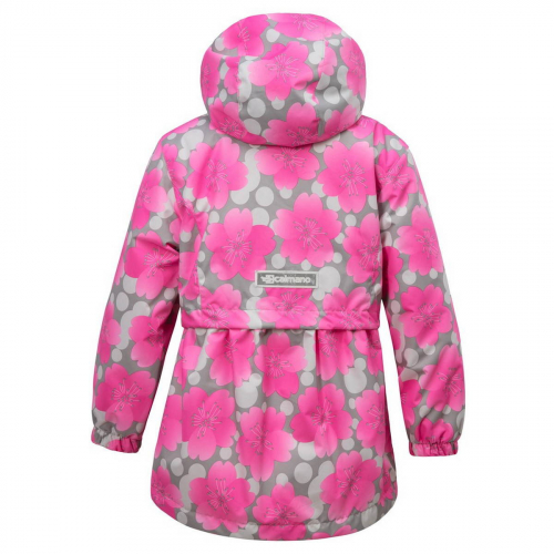 Демисезонная куртка для девочки, VANESSA 811 Розовый с серым