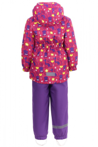 Демисезонный комплект-костюм для девочки, SANDRA 801 Малиновый