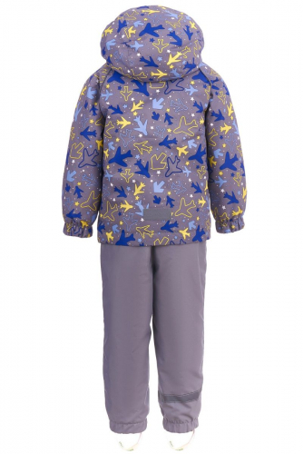 Демисезонный комплект-костюм мальчику (весна-осень), GABRIEL 807 Cерый с самолетами