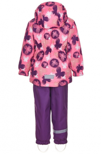 Комплект-костюм девочке на весну-осень, SHEILA  806 Розовый с бабочками